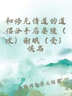 和修无情道的道侣分手后晏陵（攻）谢眠（受）