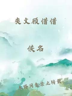 爽文顾惜惜